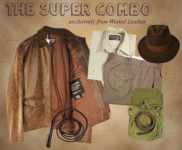 SUPER COMBO Stock Jacket, Shirt, Pants, Webbing Belt, Whip, Gas Bag, Strap, OPTIONAL EXTRAS AVAILABLE