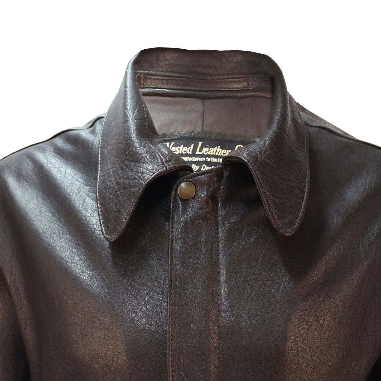 Last Crusade Leather Jacket in Washed Lambskin